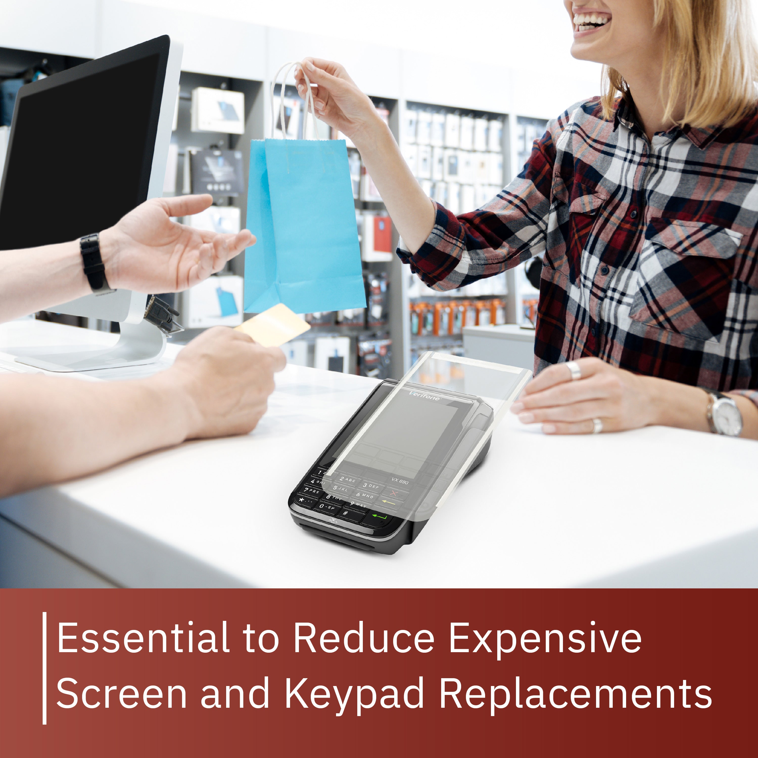 Verifone Vx690 Full Device Protective Cover - DCCSUPPLY.COM