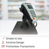 Ingenico ICT220 / ICT 250 Low Profile Swivel and Tilt Freestanding Metal Stand with Square Plate - DCCSUPPLY.COM
