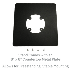 Verifone Vx520 Low Profile Swivel and Tilt Freestanding Metal Stand - DCCSUPPLY.COM