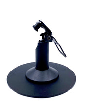 Load image into Gallery viewer, Ingenico Desk/1600 Low Freestanding Swivel and Tilt Stand with Round Plate
