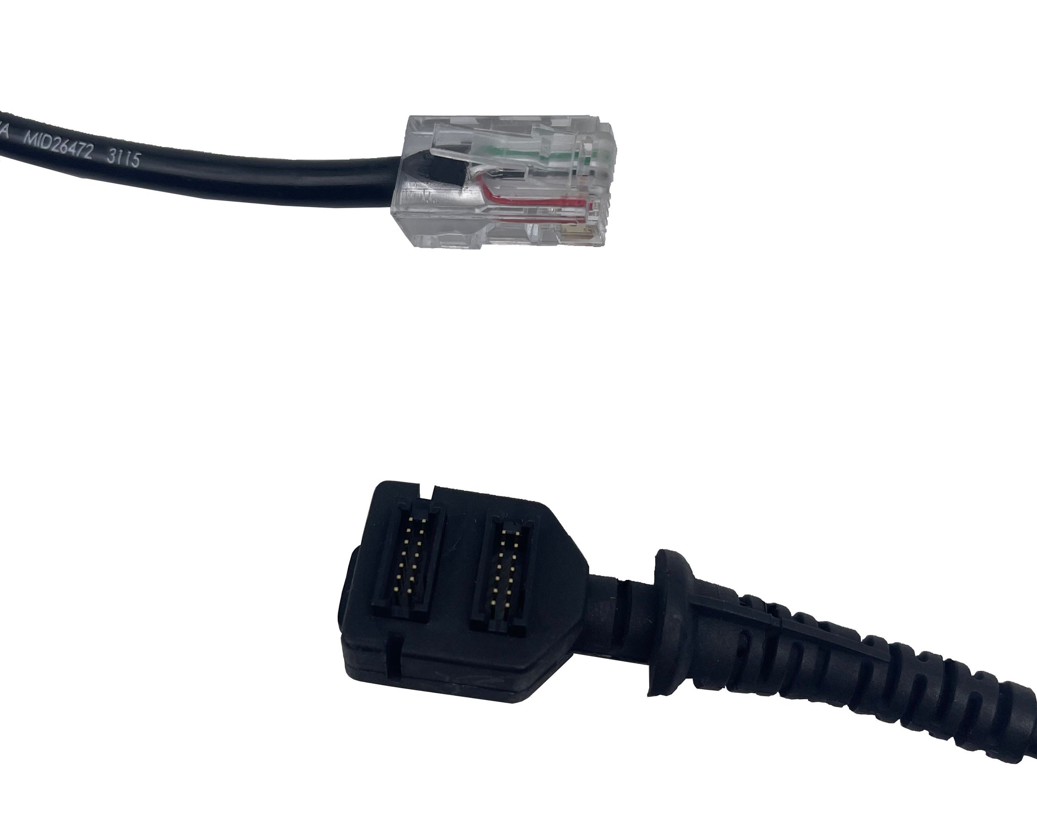 Verifone Vx805/Vx820 PIN Pad CoiledCable, Connects to Verifone Vx520 T