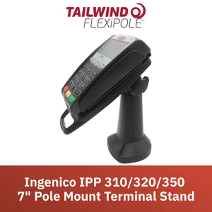 Ingenico iPP 320/iPP 350 7" Pole Mount Stand