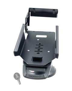 Verifone T650P 3" Key Locking Compact Pole Mount Stand with Metal Plate