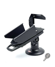 Load image into Gallery viewer, Verifone T650P 3&quot; Key Locking Compact Pole Mount Stand with Metal Plate
