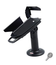 Load image into Gallery viewer, Verifone T650P 7&quot; Key Locking Slim Design Pole Mount Stand with Metal Plate
