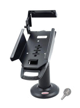 Load image into Gallery viewer, Verifone T650P 7&quot; Key Locking Slim Design Pole Mount Stand with Metal Plate
