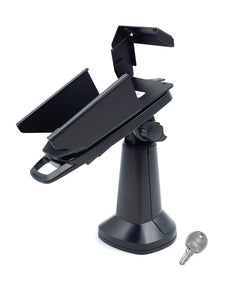 Verifone T650P Key Locking 7" Pole Mount Terminal Stand w/ Metal Plate