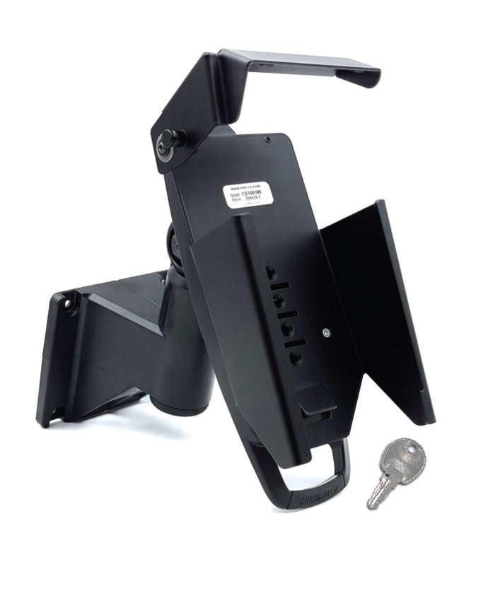 Verifone T650P Key Locking Wall Mount Stand with Metal Plate