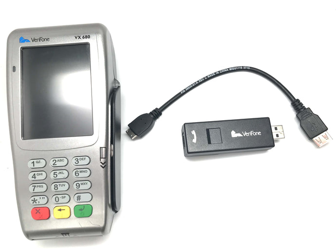 Verifone Vx680 3G EMV Wireless Terminal and Ethernet Dongle with HDMI Cable Bundle