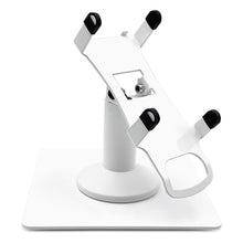 Load image into Gallery viewer, Dejavoo Z8 &amp; Z11 Low Freestanding Swivel and Tilt Stand with Square Plate (White)
