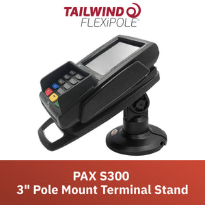 PAX S300 3" Compact Pole Mount Stand