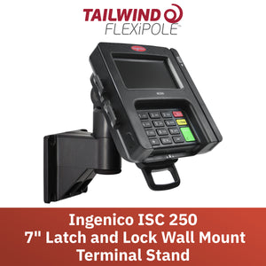 Ingenico ISC 250 Key Locking Wall Mount Terminal Stand