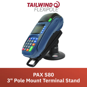 PAX S80 3" Compact Pole Mount Stand