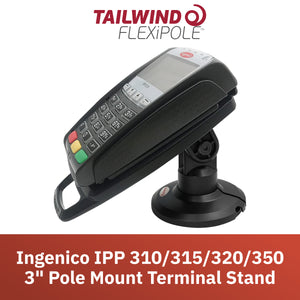 Ingenico iPP 320/iPP 350 3" Compact Pole Mount Stand