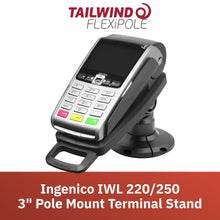 Load image into Gallery viewer, Ingenico iWL 220/iWL 250 3&quot; Compact Pole Mount Stand
