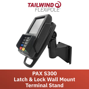 PAX S300 Key Locking Wall Mount Terminal Stand