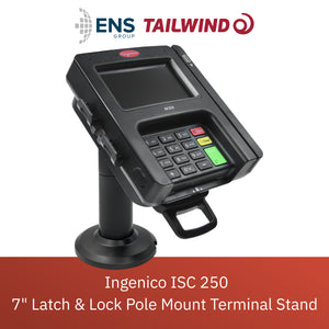 Ingenico ISC 250 7" Slim Design Pole Mount Stand