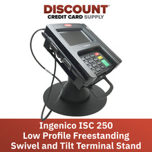 Load image into Gallery viewer, Ingenico ISC 250 Low Freestanding Stand with Round Plate
