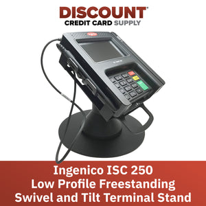 Ingenico ISC 250 Low Freestanding Stand with Round Plate