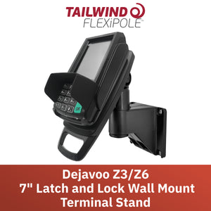 Dejavoo Z6 Key Locking Wall Mount Terminal Stand for HW # v1.3