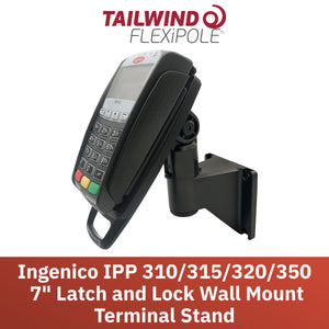 Ingenico IPP 320/ IPP 350 Key Locking Wall Mount Terminal Stand