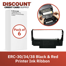 Load image into Gallery viewer, Epson ERC 30/34/38 Cartridge Ribbon - 6 pack
