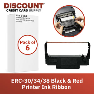 Epson ERC 30/34/38 Cartridge Ribbon - 6 pack