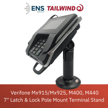 Load image into Gallery viewer, Verifone Mx915/Mx925, M400, M440 7&quot; Slim Design Pole Mount Terminal Stand
