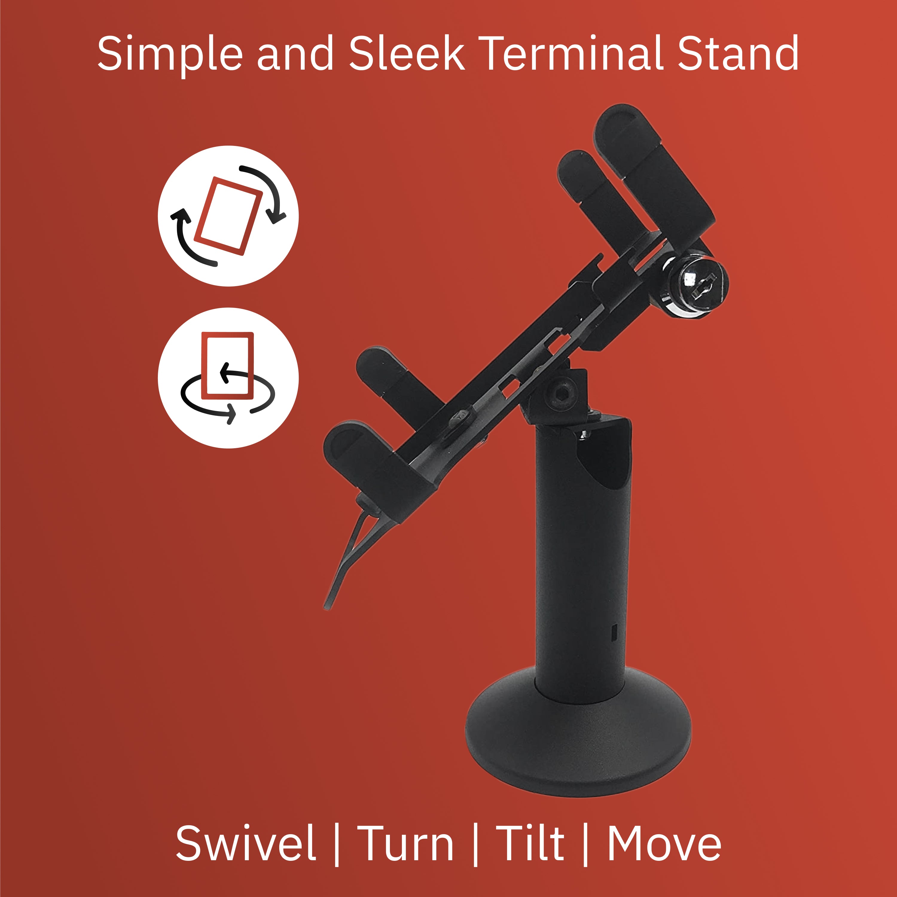 PAX A80 Swivel and Tilt Lock Stand