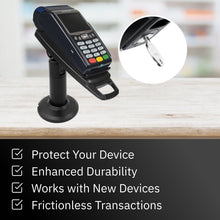 Load image into Gallery viewer, Verifone Vx675 7&quot; Key Locking Slim Design Pole Mount Terminal Stand
