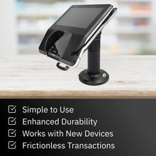 Load image into Gallery viewer, Verifone Mx915/Mx925, M400, M440 7&quot; Slim Design Pole Mount Terminal Stand
