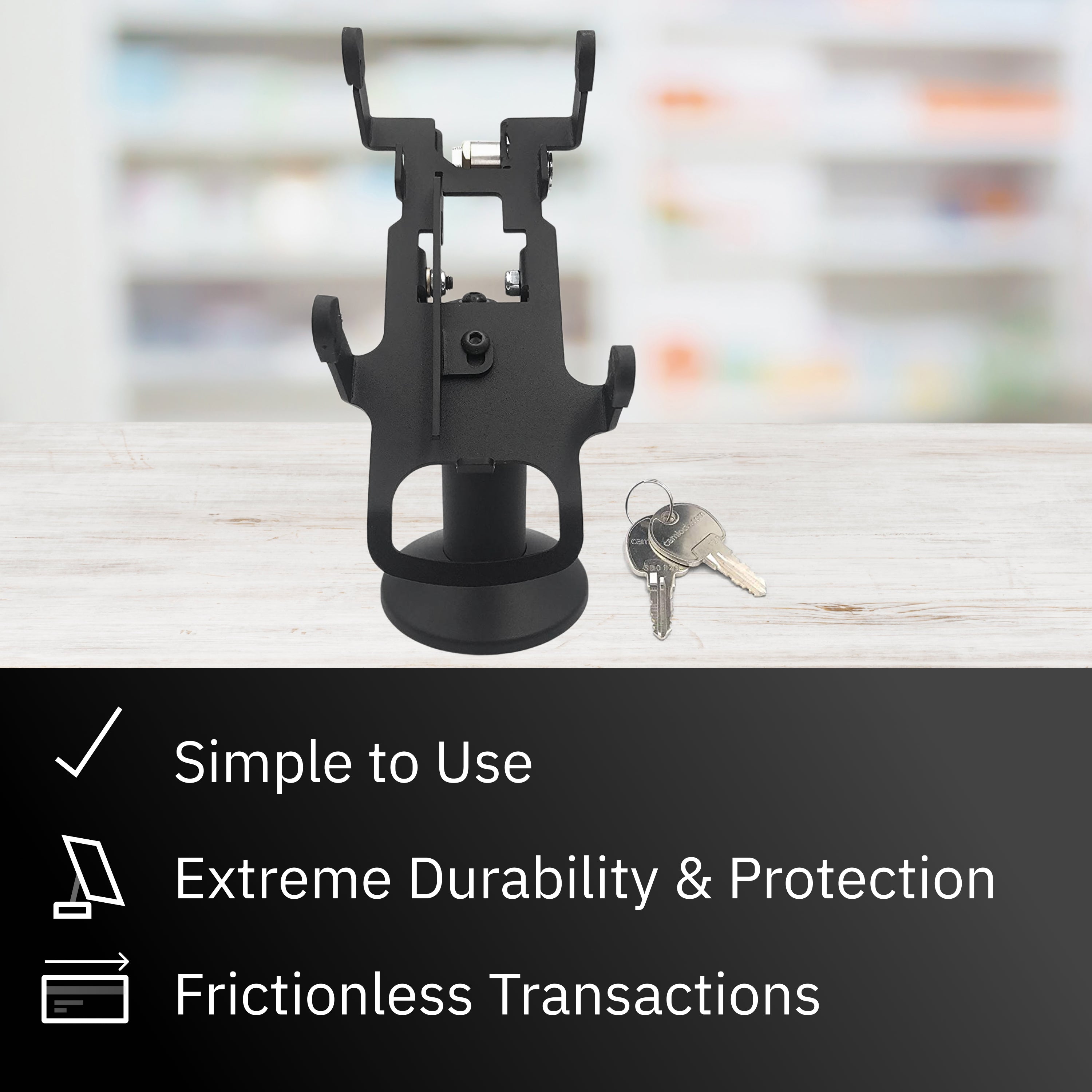 PAX A80 Swivel and Tilt Lock Stand