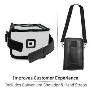 Square Carrying Case with Hand Strap and Shoulder Strap