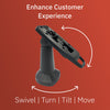 PAX A35 7" Key Locking Pole Mount Stand
