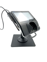 Load image into Gallery viewer, Verifone Mx915 / Mx925 Freestanding Swivel and Tilt Metal Stand with Square Plate - DCCSUPPLY.COM
