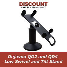 Load image into Gallery viewer, Dejavoo QD2, QD4 &amp; QD5 Swivel and Tilt Low Profile Stand
