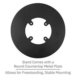 Ingenico Move/5000 Freestanding Swivel and Tilt Metal Stand with Round Plate - DCCSUPPLY.COM
