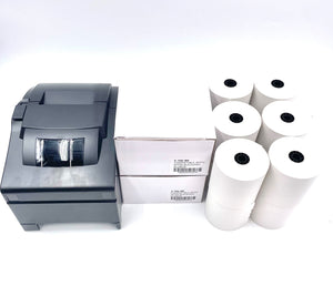 New Star SP742ME Ethernet Kitchen Printer for Clover (39336532), 12x Star RC700BR0 Ink and 12x 3" x 165' Paper Rolls Bundle