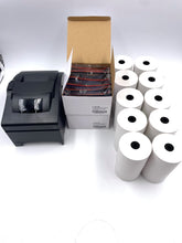 Load image into Gallery viewer, New Star SP742ME Ethernet Kitchen Printer for Clover (39336532), 12x Star RC700BR0 Ink and 20x 3&quot; x 165&#39; Paper Rolls Bundle
