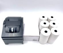 Load image into Gallery viewer, New Star SP742ME Ethernet Kitchen Printer for Clover (39336532), 6x Star RC700BR0 Ink and 12x 3&quot; x 165&#39; Paper Rolls Bundle
