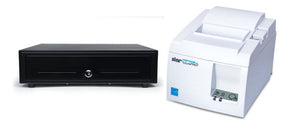 Star Micronics TSP100III (39472210) Receipt Printer With 2 Year Warranty and New Star 37965560 Cash Drawer