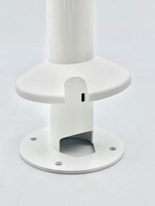 Tall 10" Pole for Swivel and Tilt Stand (White)