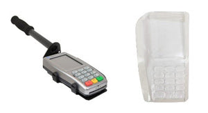 Drive-Thru Handheld Mount & Protective Spill Cover for Verifone Vx820 PIN Pad - DCCSUPPLY.COM