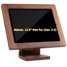 Load image into Gallery viewer, Custom Wood iPad Frame Stand
