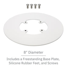 Load image into Gallery viewer, Clover Flex Freestanding Swivel and Tilt Metal Stand with Round Plate - DCCSUPPLY.COM
