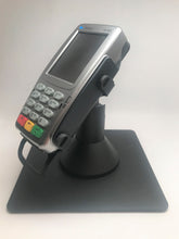 Load image into Gallery viewer, Verifone Vx820 Low Profile Swivel and Tilt Freestanding Metal Stand with Square Plate - DCCSUPPLY.COM
