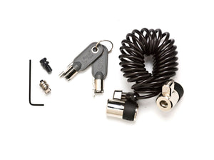 SpacePole CLICKSAFE: Dual Lock Curly Cable - DCCSUPPLY.COM