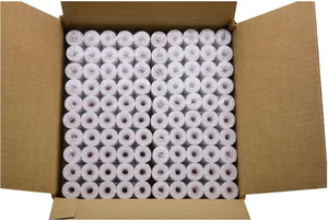 2 1/4" x 16' Coreless Thermal Paper (100 rolls/case) - BPA Free - DCCSUPPLY.COM
