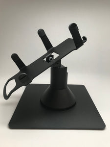 First Data FD130/FD150 Low Profile Swivel and Tilt Freestanding Metal Stand with Square Plate - DCCSUPPLY.COM