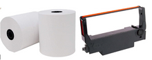 Load image into Gallery viewer, 3&quot; x 165&#39; Paper (50 Roll Case) and 2x Epson ERC 30/34/38 Ink Bundle - DCCSUPPLY.COM
